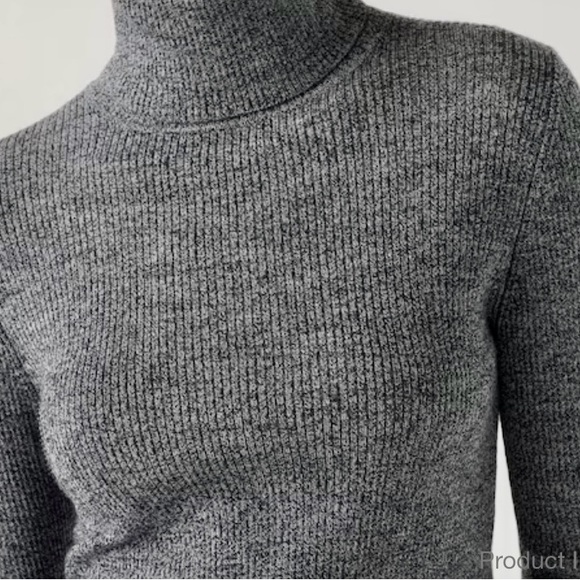 WOMEN MERINO WOOL TURTLENECK SWEATER - Picture 5 of 14